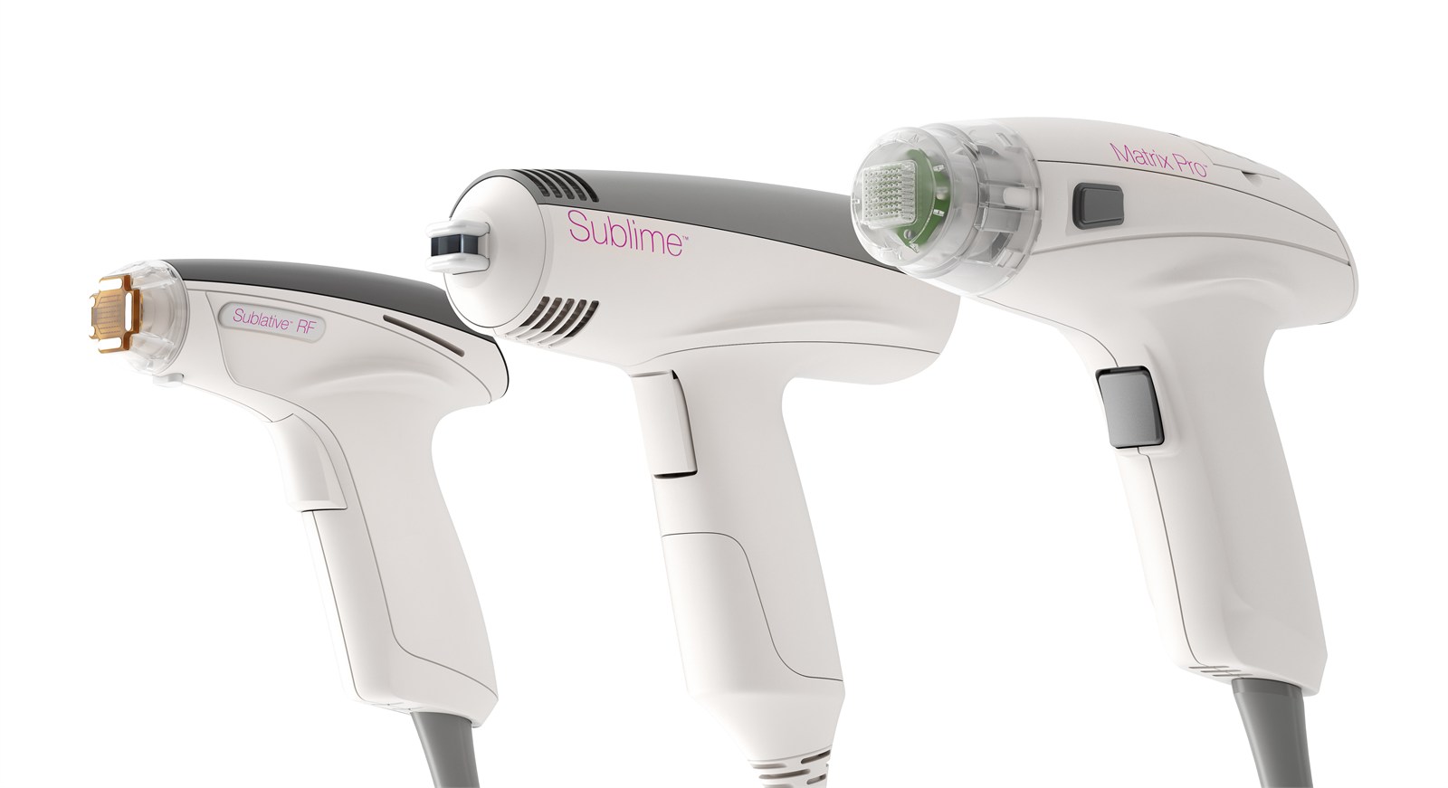 Candela Matrix Handstücke: Sublative RF, Sublime und Matrix Pro